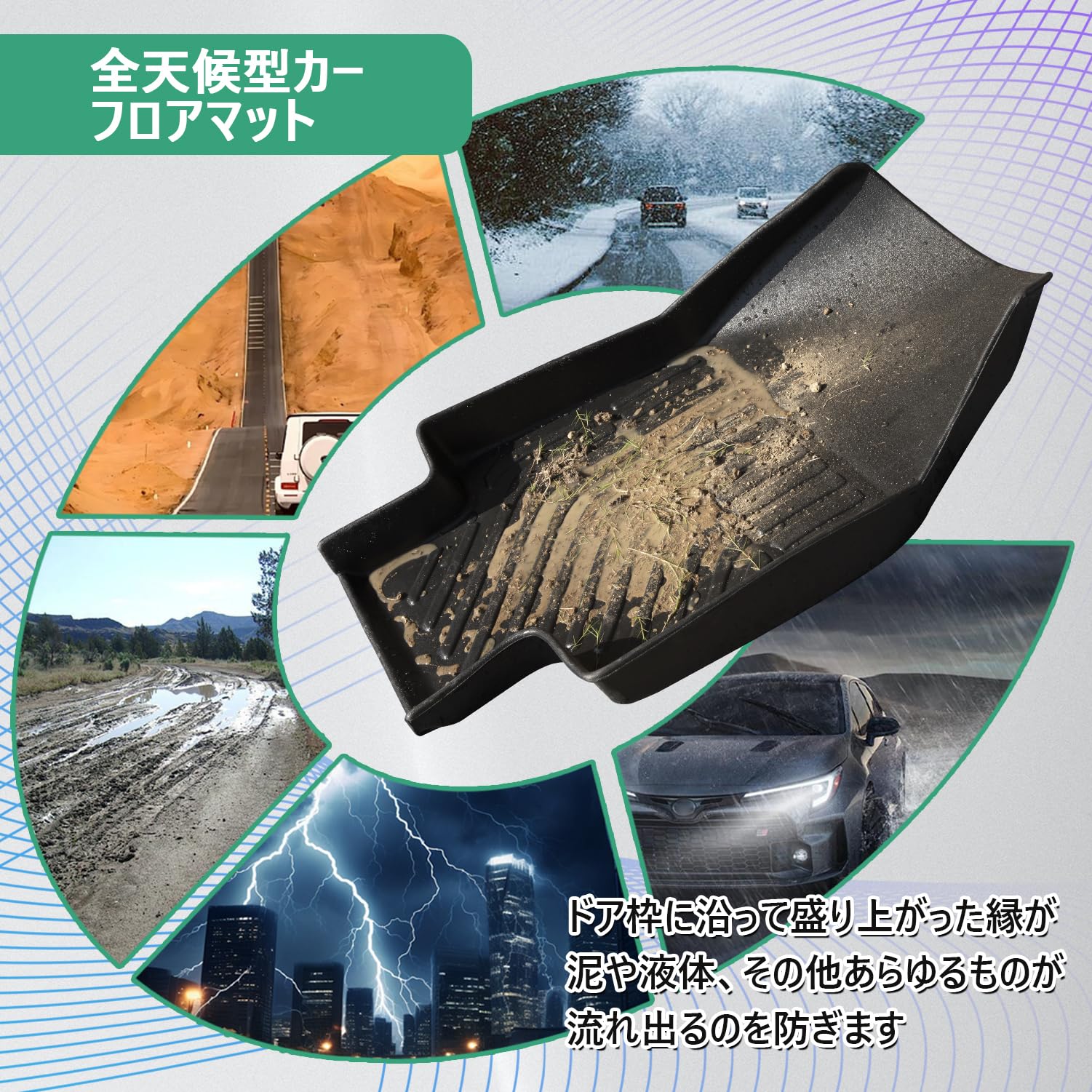 Amazon | Orealauto スバル XV gt インプレッサ g4 フロアマット 室内